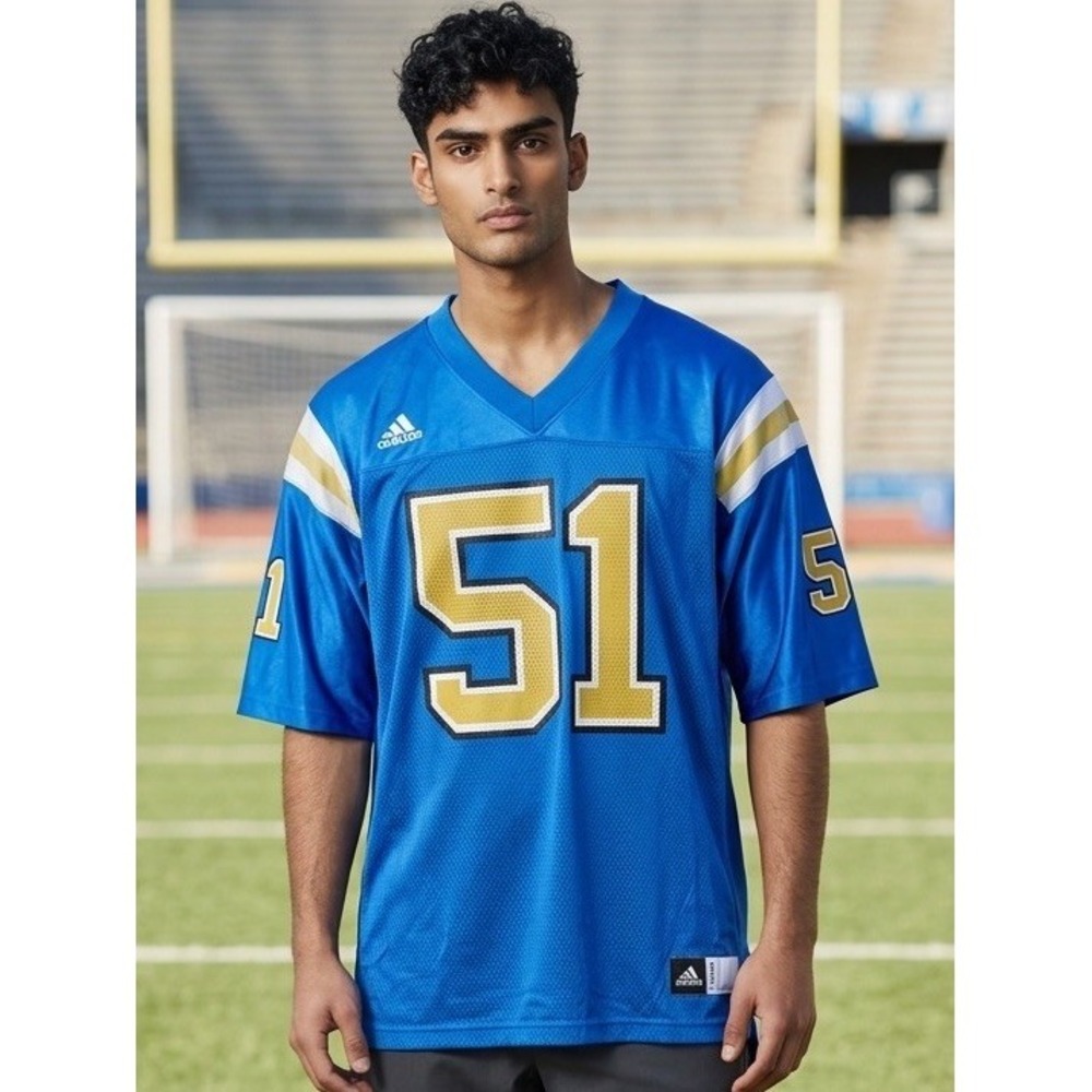 Adidas UCLA Bruins Football Jersey #51 Big 10 Mens Sz XL NCAA NFL NWOT